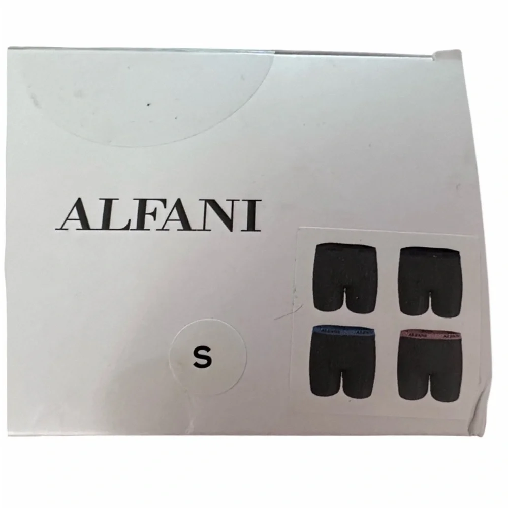 Alfani Men's Classic White Boxer Briefs - 4 Pack